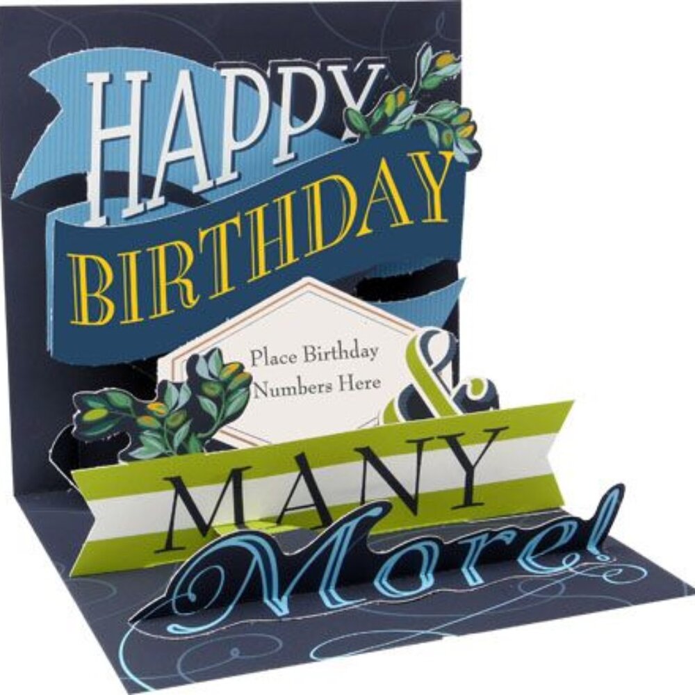 Birthday Wishes Pop-Up Treasures Greeting Cards